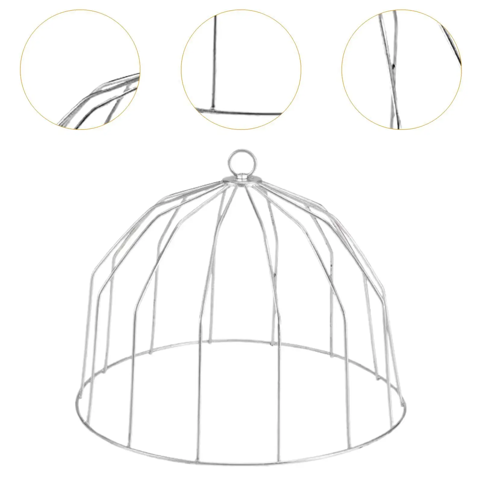 Chicken Feeder Frame Easy to Clean Chicks Feeding Tray Guard for Home Farm