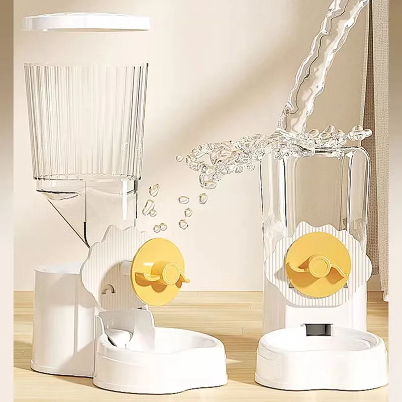 HOOPET-alimentador automático de comida para perro y gato, bebedero de agua, botella colgante para cachorros y gatitos, dispensador de comida, contenedor de agua, suministros para mascotas - imagen 4