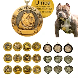 Placa identificación perro – Cobre grabada antipérdida