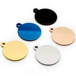 Placa identificativa para perro en acero inoxidable con grabado