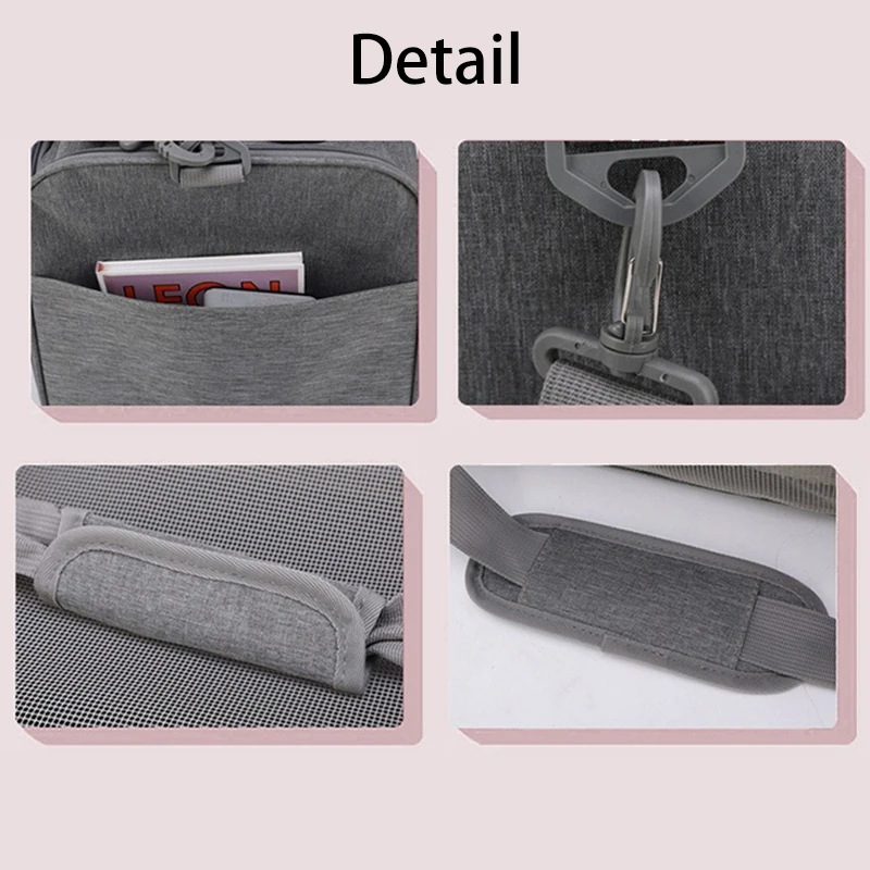 Bolsa portátil para mascotas, bolsas transpirables para perros y gatos, mochila para cachorros pequeños, mascotas, perros, gatos, transportadores y productos de viaje, bolsas portadoras - imagen 4