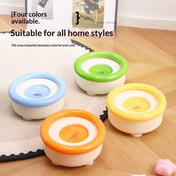 Nueva cuenco flotante de agua para perros con filtro, alimentador de suspensión antisalpicaduras que mantiene la barbilla seca para mascotas, dispensador de agua flotante