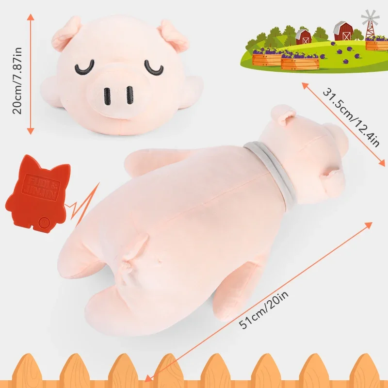 Juguetes de peluche para perros con latido del corazón para Halloween, juguetes para masticar para mascotas, ayudas calmantes para mascotas, juguetes cómodos de entrenamiento del comportamiento - imagen 2