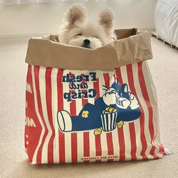 Tunel para gatos en forma palomitas - juguete divertido escondite