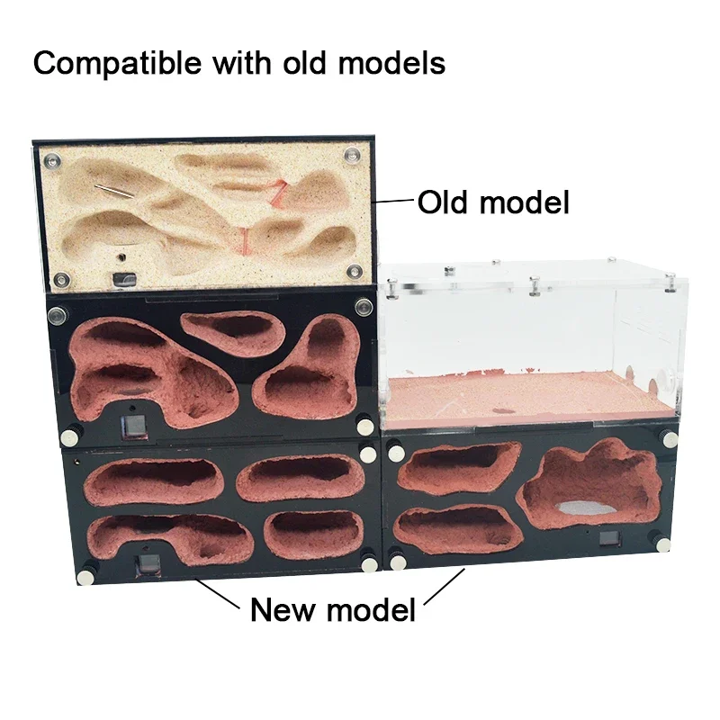 Granja de hormigas de temperatura inteligente, conexión ilimitada, área de caza, taller de hormiga de hormigón, caja de insectos - imagen 5