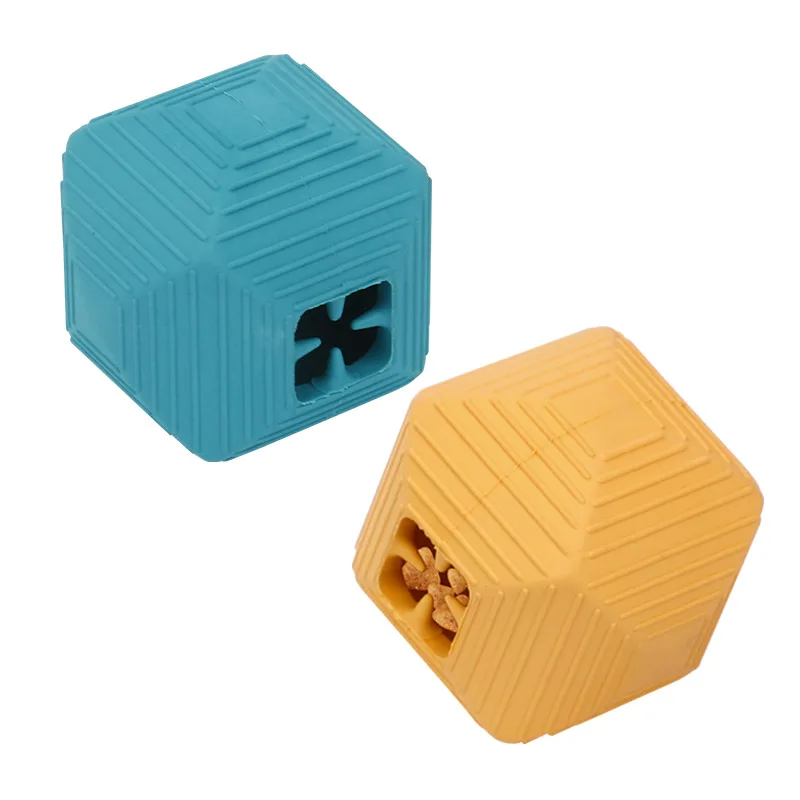 Juguetes de goma para masticar para perros, bolas de comida resistentes a mordeduras, juguetes interactivos para limpieza de dientes, accesorios para perros