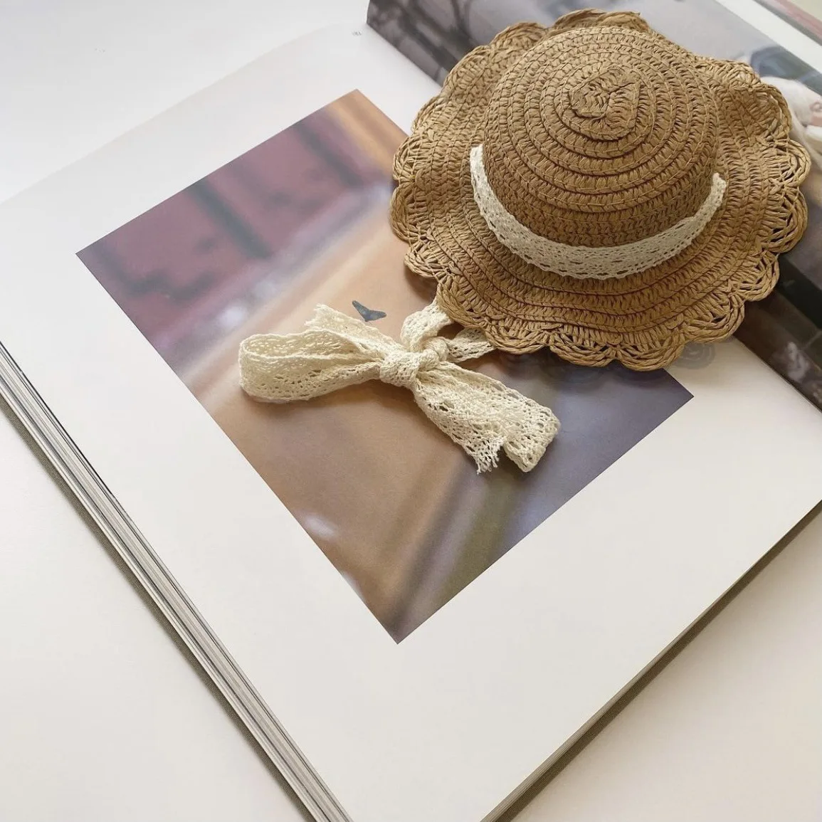 Sombrero protector solar para perro y gato, decoración de estilo Pastoral, foto, tocado, sombrilla, accesorios para perros pequeños - imagen 5