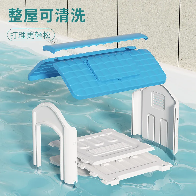 Casa para perros de exterior impermeable con claraboya – Todo clima - imagen 4