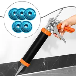 5 uds máquinas de calafateo placa de empuje portátil 5 cm de diámetro pieza de reparación profesional fácil instalación accesorios resistentes azul