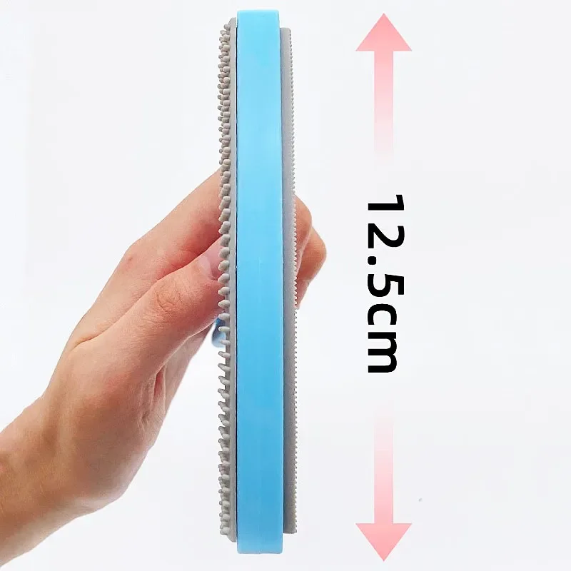 Cepillo removedor de pelo de mascotas, peine de doble cara, herramientas de limpieza de lana, recolector de pelo de mascotas, sofá de aseo, afeitadora de lana, cepillo para gatos - imagen 4