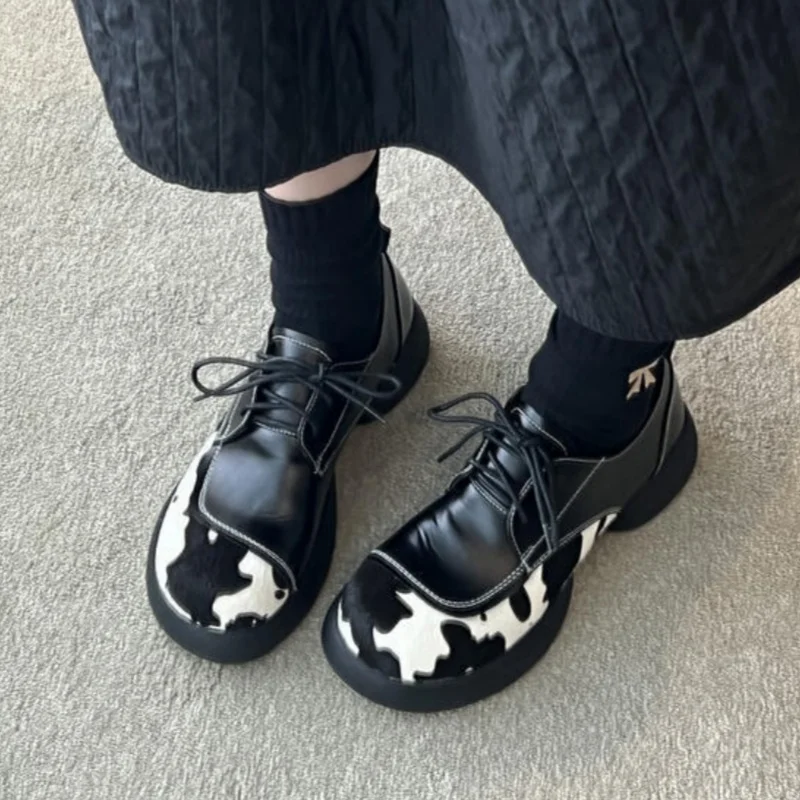 Mocasines informales de moda con suela suave para mujer, zapatos antideslizantes con parte inferior de goma cómodos - imagen 2