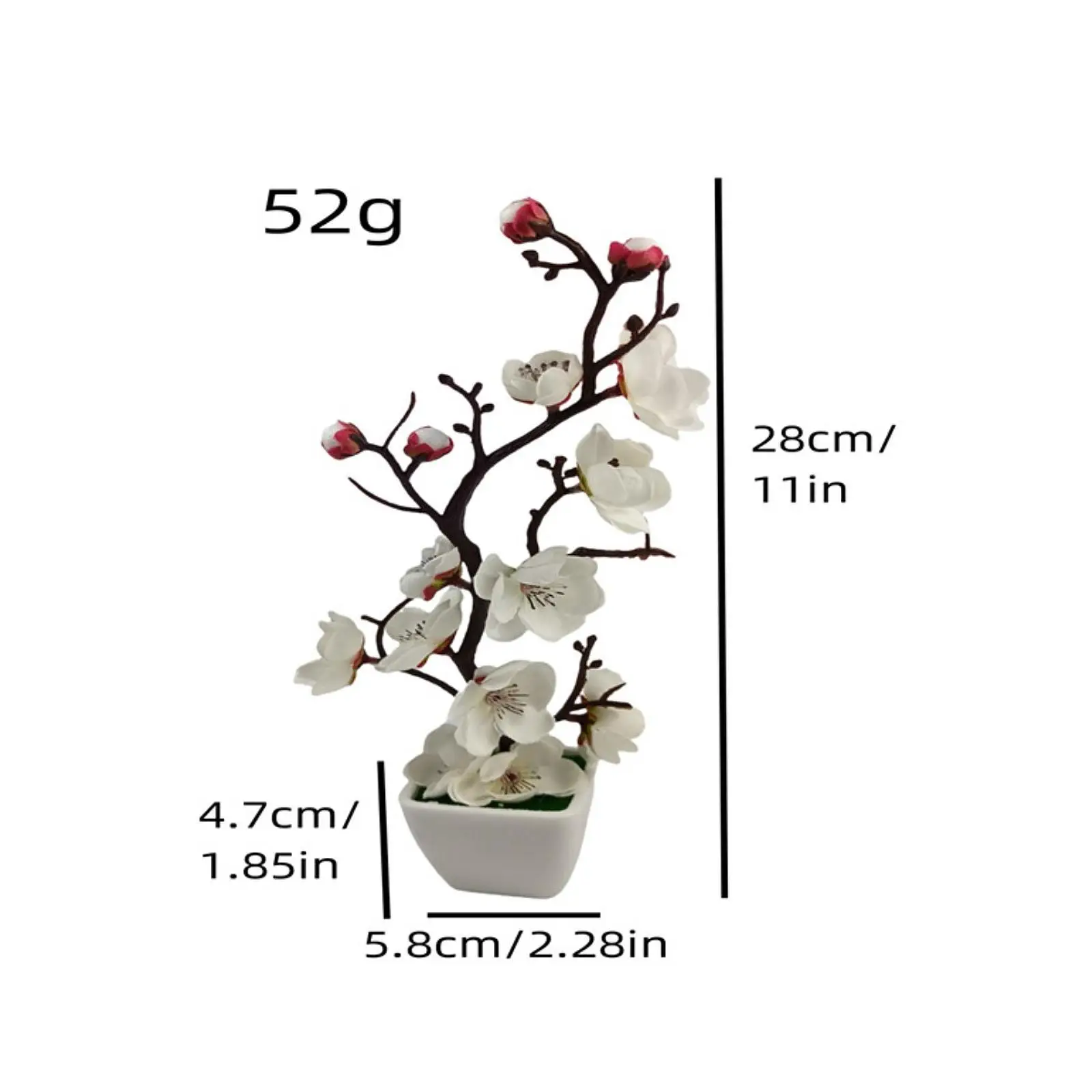 Simulated Plum Blossom Ornaments Faux Plum Blossom Bonsai Plum Blossom