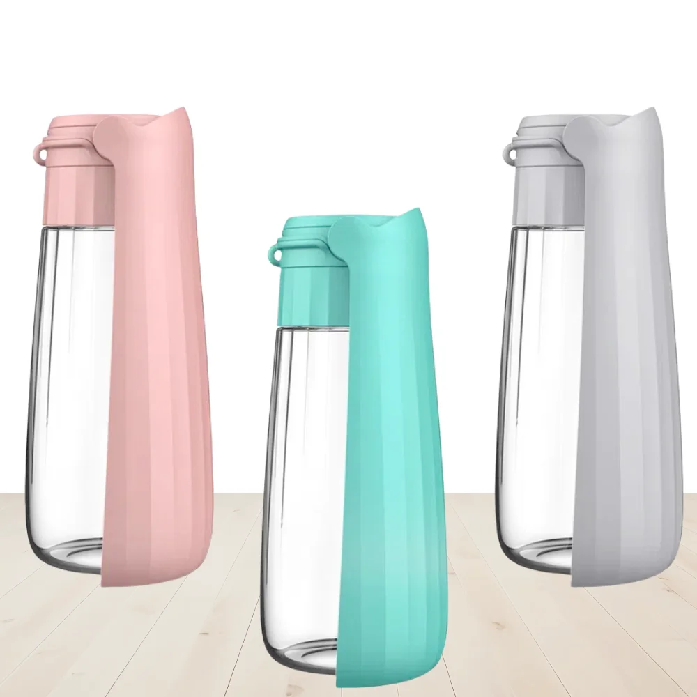 Botella de agua portátil para perros pequeños y grandes, dispensador de agua plegable para viajes al aire libre, cuenco para beber a prueba de fugas, suministros de Labrador - imagen 2