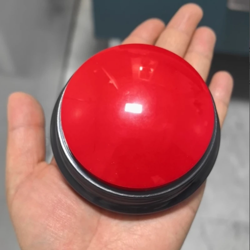 Botones parlantes para perros, botones de comunicación grabables para mascotas para entrenamiento, juguete portátil de reproducción con grabación de voz - imagen 2