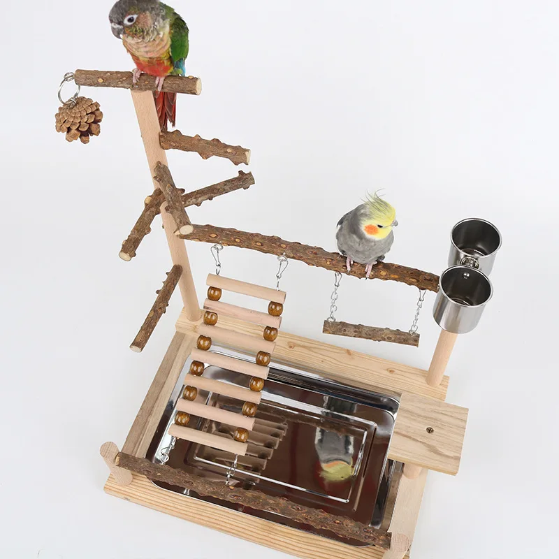 Plataforma de escalada para loros – Madera de pimienta Sichuan - imagen 3