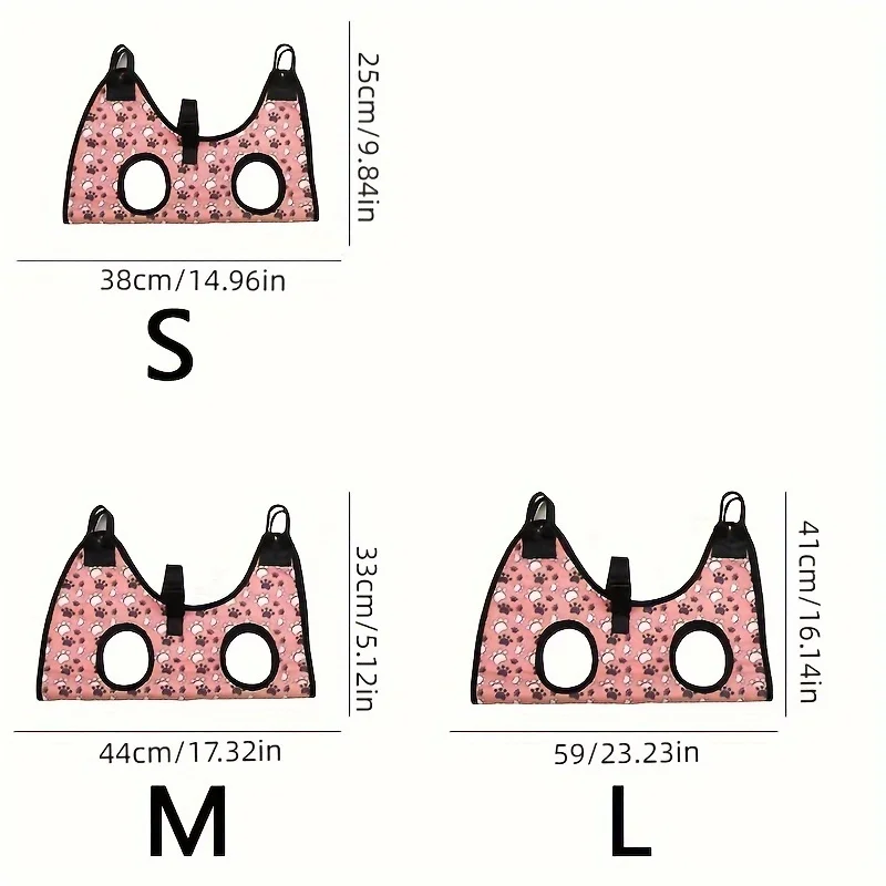 Hamaca de lujo para el cuidado de mascotas para perros pequeños y medianos, fácil recorte de uñas, descanso cómodo y relajante, suministros para mascotas para el hogar - imagen 2