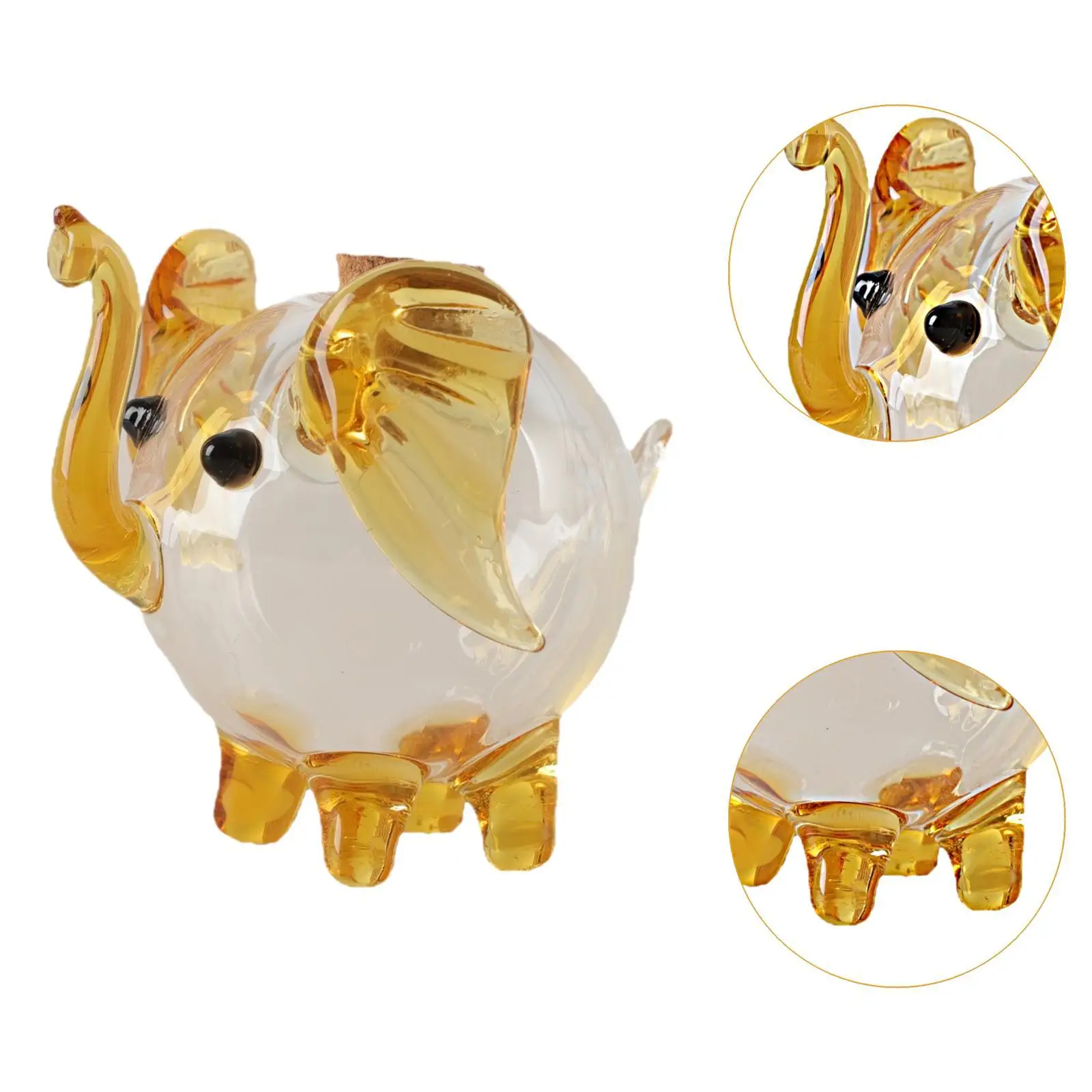 Hucha de vidrio transparente, organizador, decoración de mesa, colección educativa, cambios, ahorro de energía, hucha transparente para dormitorio, boda - imagen 5