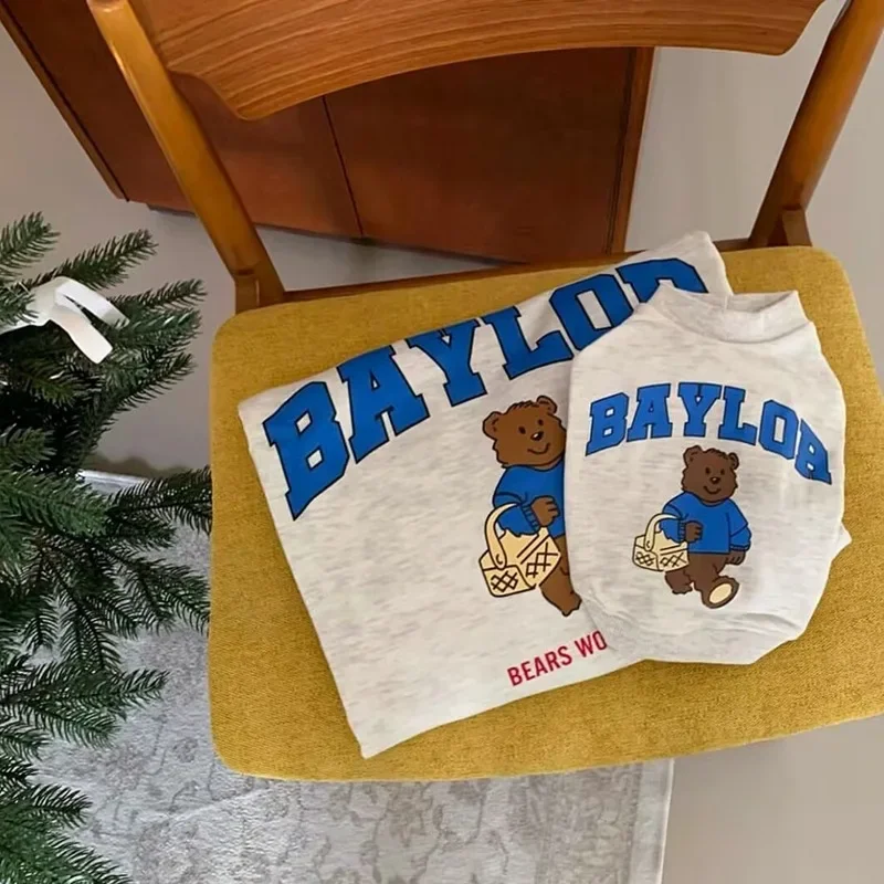 Sudadera con capucha de moda de verano, camiseta para mascotas, oso de peluche Schnauzer, abrigo Base de oso de peluche, camiseta de Yorkshire, ropa con capucha para cachorros - imagen 4