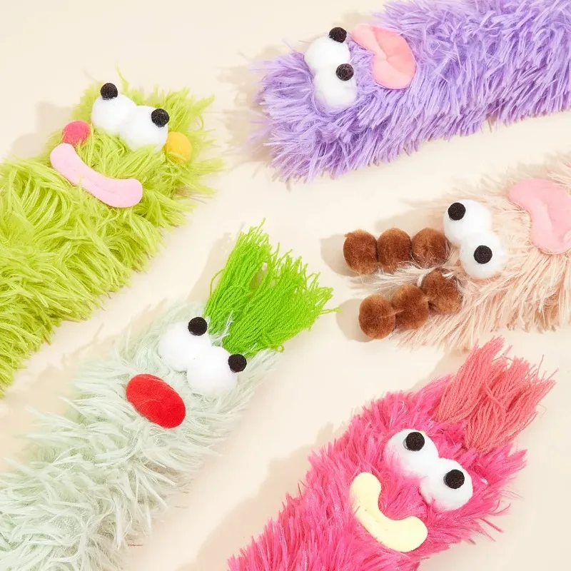 1 Uds. Juguetes de peluche para gatos con sonido arrugado con hierba gatera, almohada duradera para el pulgar, rechinar los dientes, Kicker para gatos, juguete para masticar mascotas, suministros para regalo - imagen 3