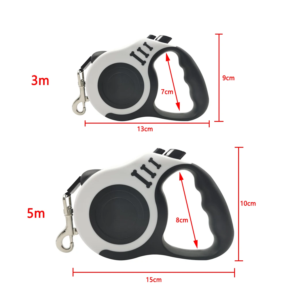 Correa extensible reforzada para perros pequeños – Nailon resistente - imagen 5