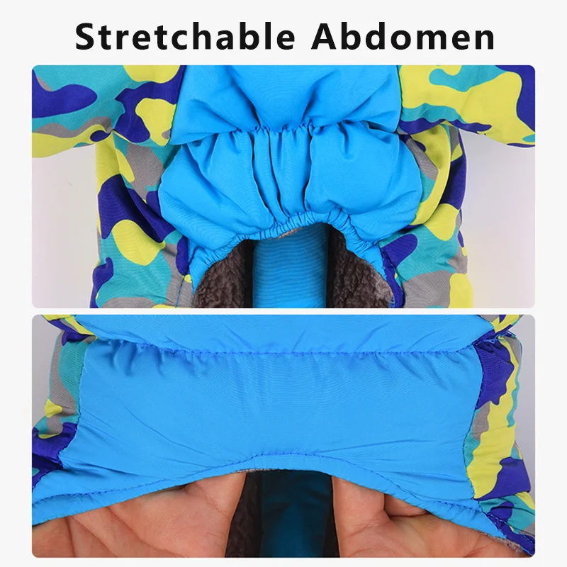 Chaqueta cálida de invierno para perros grandes, mono impermeable para perros grandes, ropa, abrigo Labrador Doberman, ropa para perros medianos y grandes - imagen 2