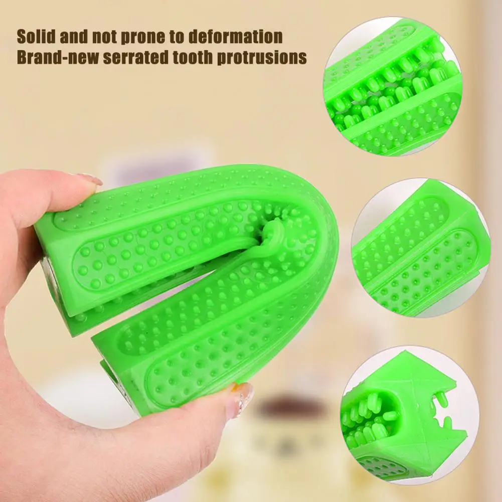 Juguete para masticar para perros, cepillo para perros, cepillos de dientes de limpieza, mordedor interactivo para cachorros, TPR, juguete para el cuidado Dental de mascotas, limpieza de dientes, juguete para perros - imagen 4