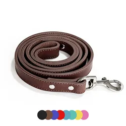 Correa de cuero para perros - Resistente para paseo y entrenamiento