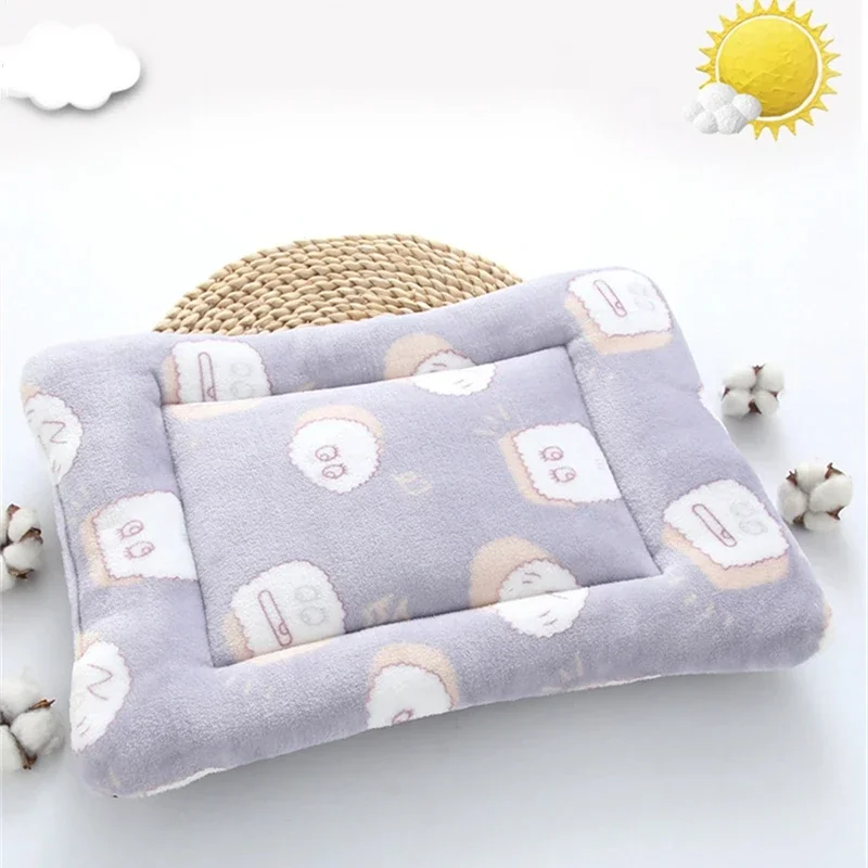 Estera cálida para dormir para mascotas, estera gruesa para perros y gatos, manta suave, perrera para mascotas, cama antideslizante de doble cara para perros, sofá, alfombra para el hogar, almohadilla para cachorros - imagen 5