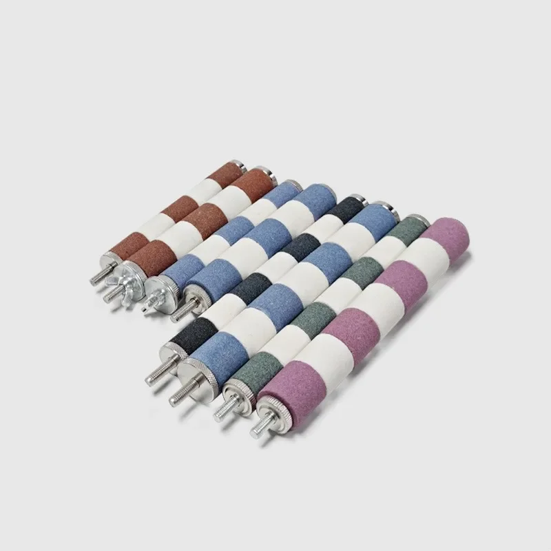 Barra de molienda de pico de garra de pájaro, palo de pie, estación de loro, soporte de molienda, suministros para pájaros, 1 ud. - imagen 3