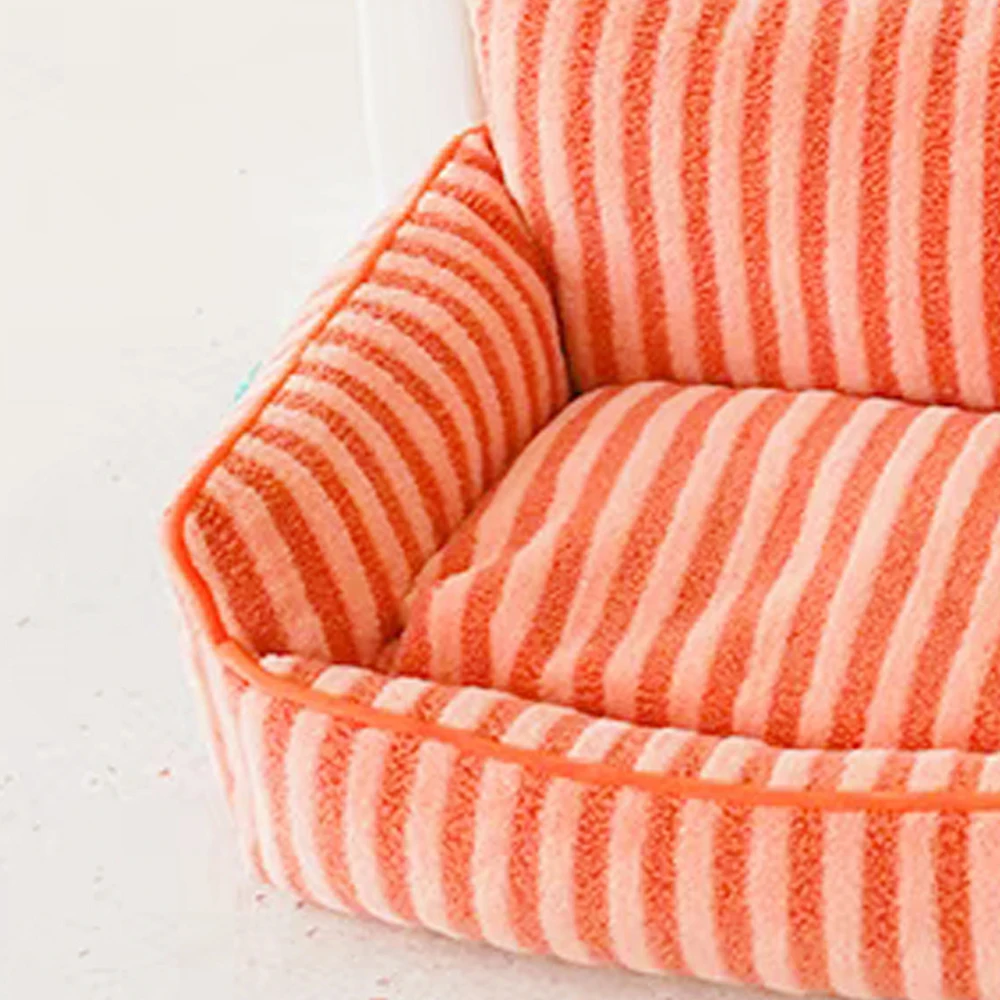 Cama a rayas para gatos, cojines para sofá, casas y Habitats de felpa, accesorios para cachorros y gatitos, alfombrilla para productos, accesorios para cosas - imagen 5