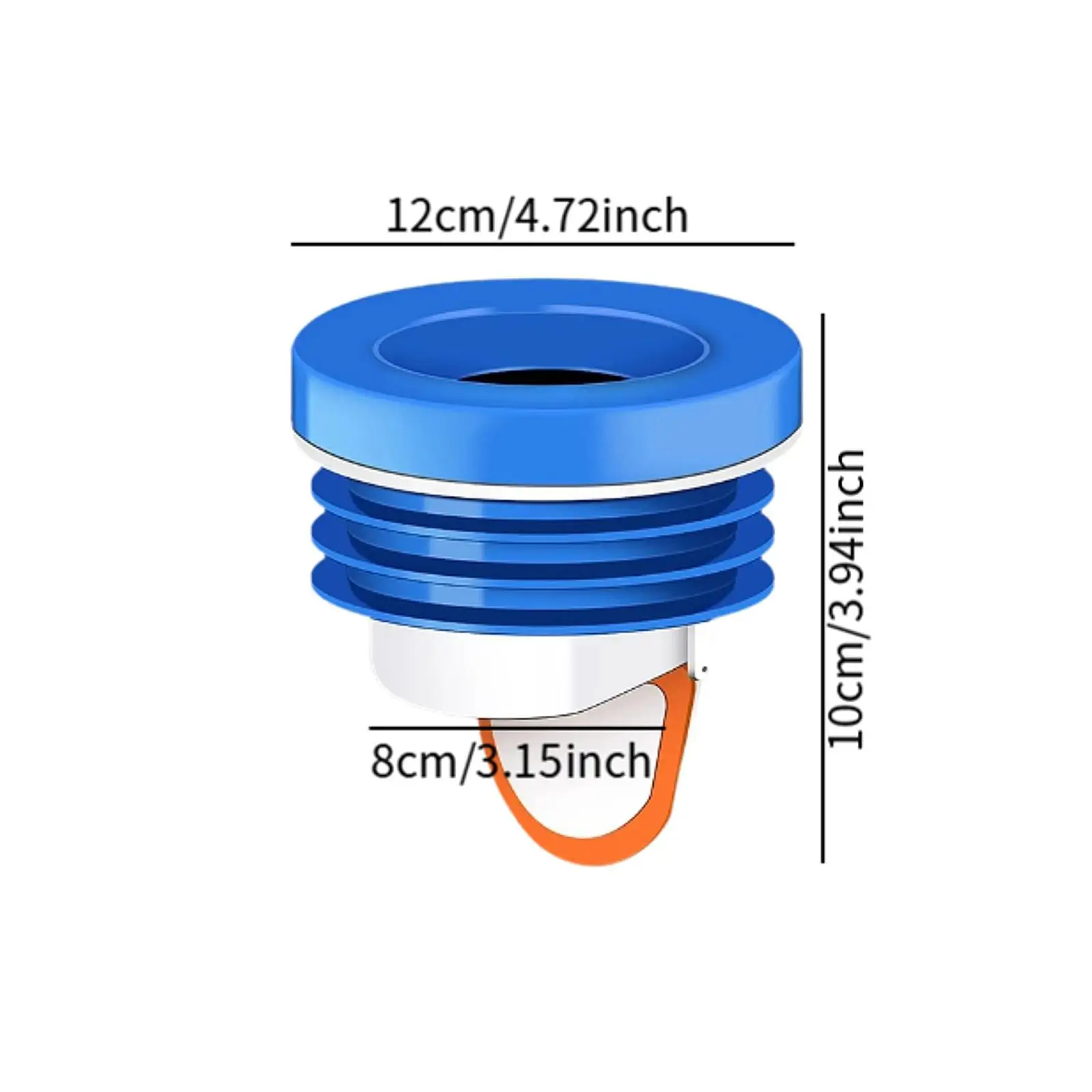 Toilet Flanges Seal Rings Toilet Component Hole Plug Thickened Toilet Odor Blocking Prevent Plug Water Resistant Toilet Seal