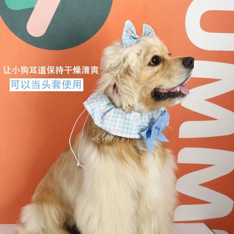 Collares bonitos a cuadros con lazo Plai para perros y gatos, bonitos perros pequeños y medianos que pueden ajustar sus collares, accesorios para cachorros - imagen 2