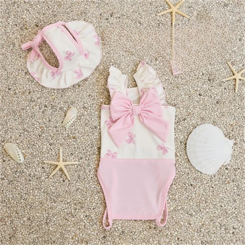 1/Set de traje de baño estampado de verano para perros, traje de baño con tirantes y lazo rosa para gatos, traje de baño de dos piernas a la moda, mono para mascotas, ropa para perros de peluche, ropa para cachorros - imagen 5