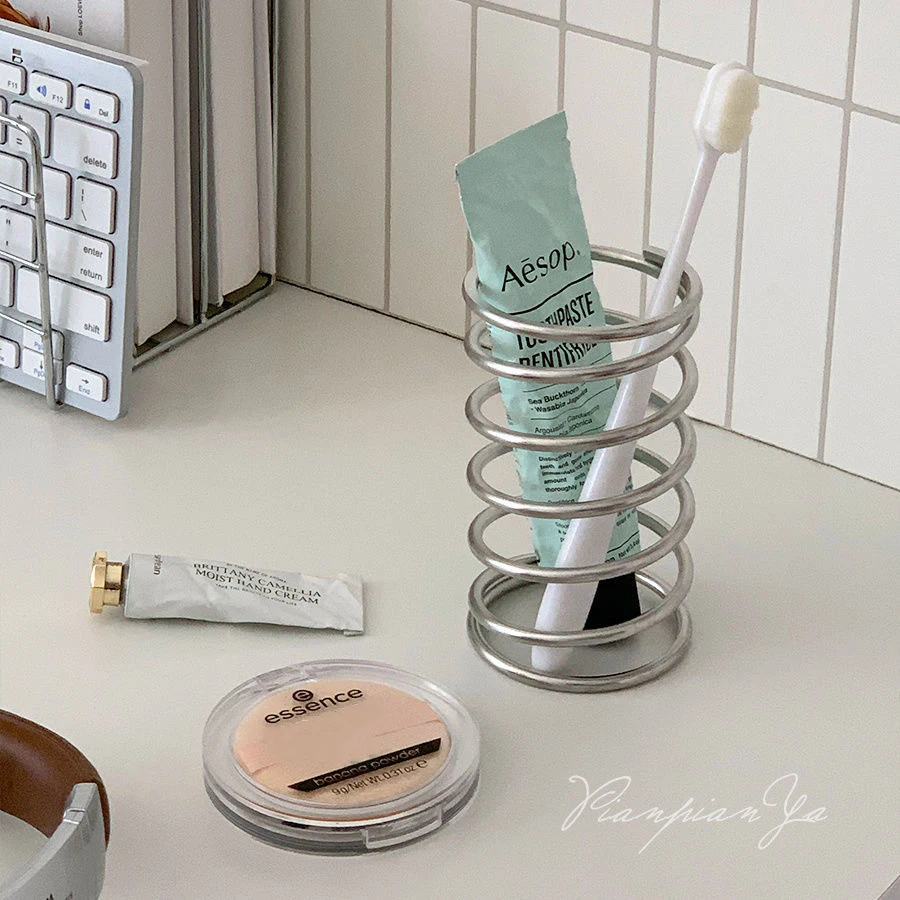 Soporte acero inoxidable para cepillo de gato y perro – Baño - imagen 2