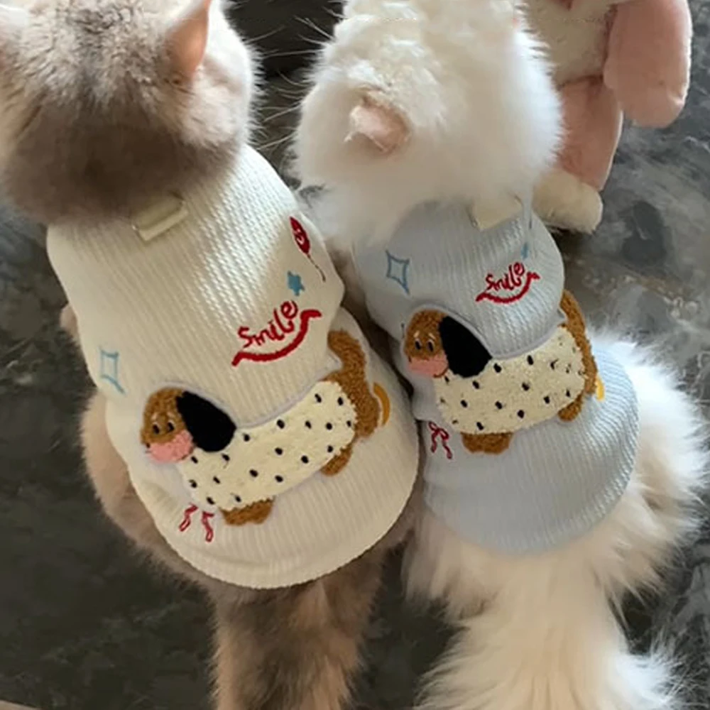 Chaleco 2 en 1 transpirable para perros y gatos pequeños – Abrigo invierno - imagen 2