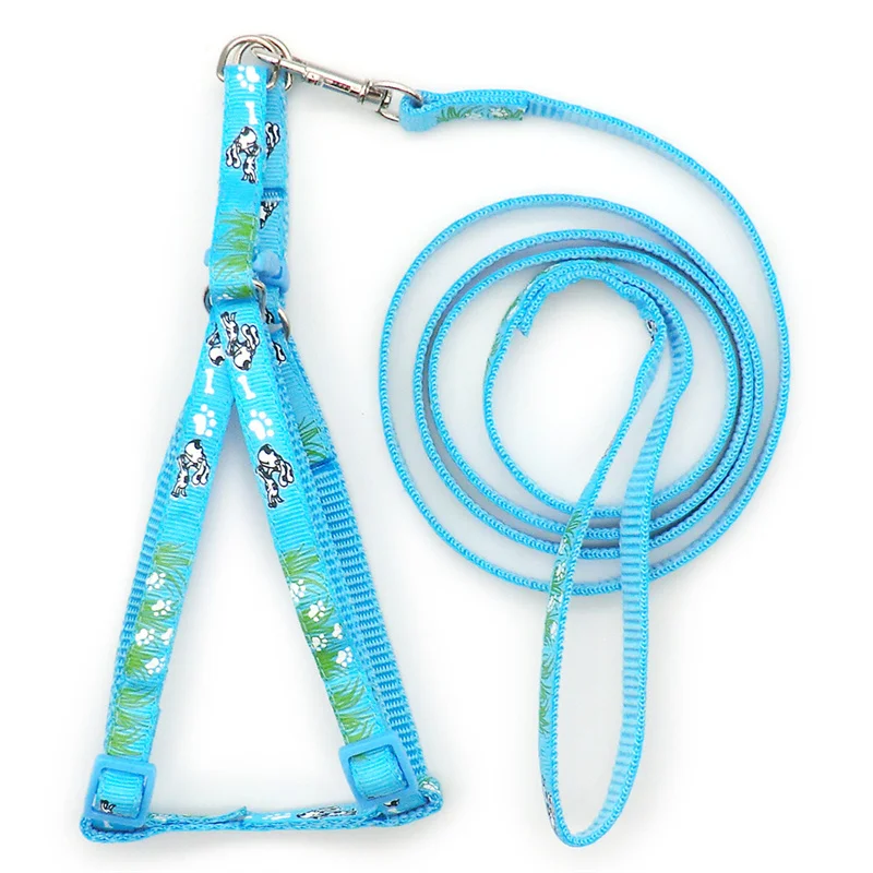 Arnés de moda para perros y gatos, arnés ajustable, chaleco, Collar para cachorros, perros pequeños y medianos, correa para exteriores, cinturón para caminar - imagen 3