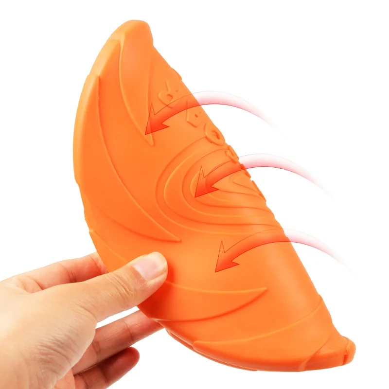 Disco volador para perro – Frisbee de goma resistente y flotante - imagen 5