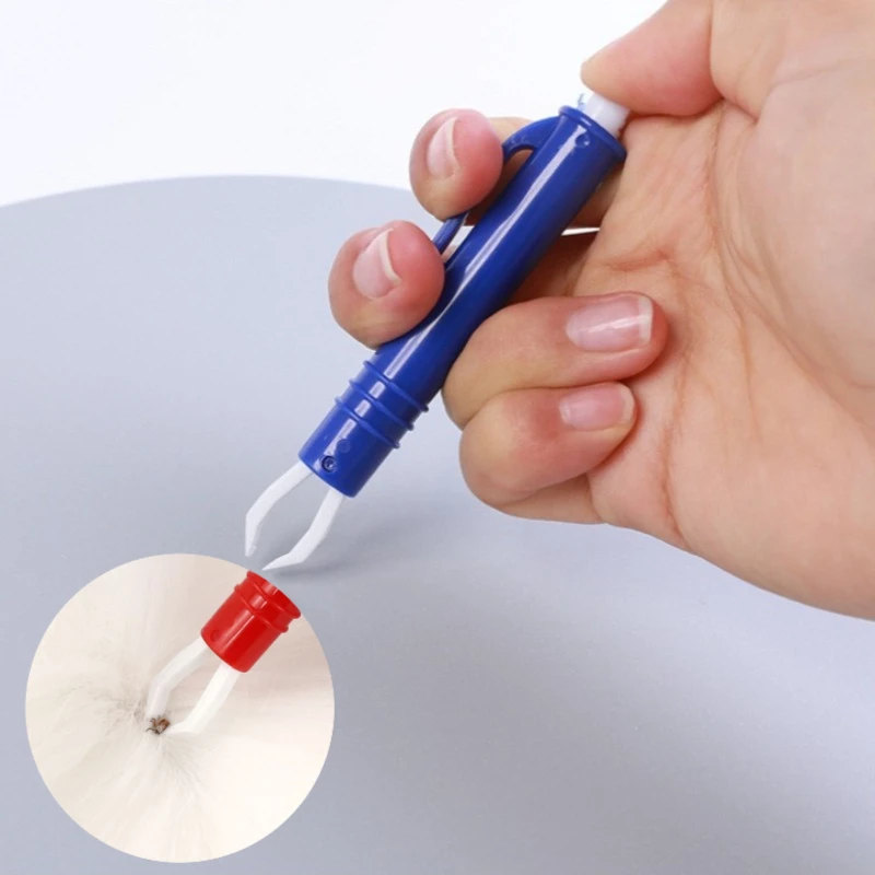 Herramienta para eliminar piojos y pulgas para mascotas, eliminador de garrapatas eficaz para perros y gatos, minibolígrafo portátil, suministros para el cuidado de cachorros