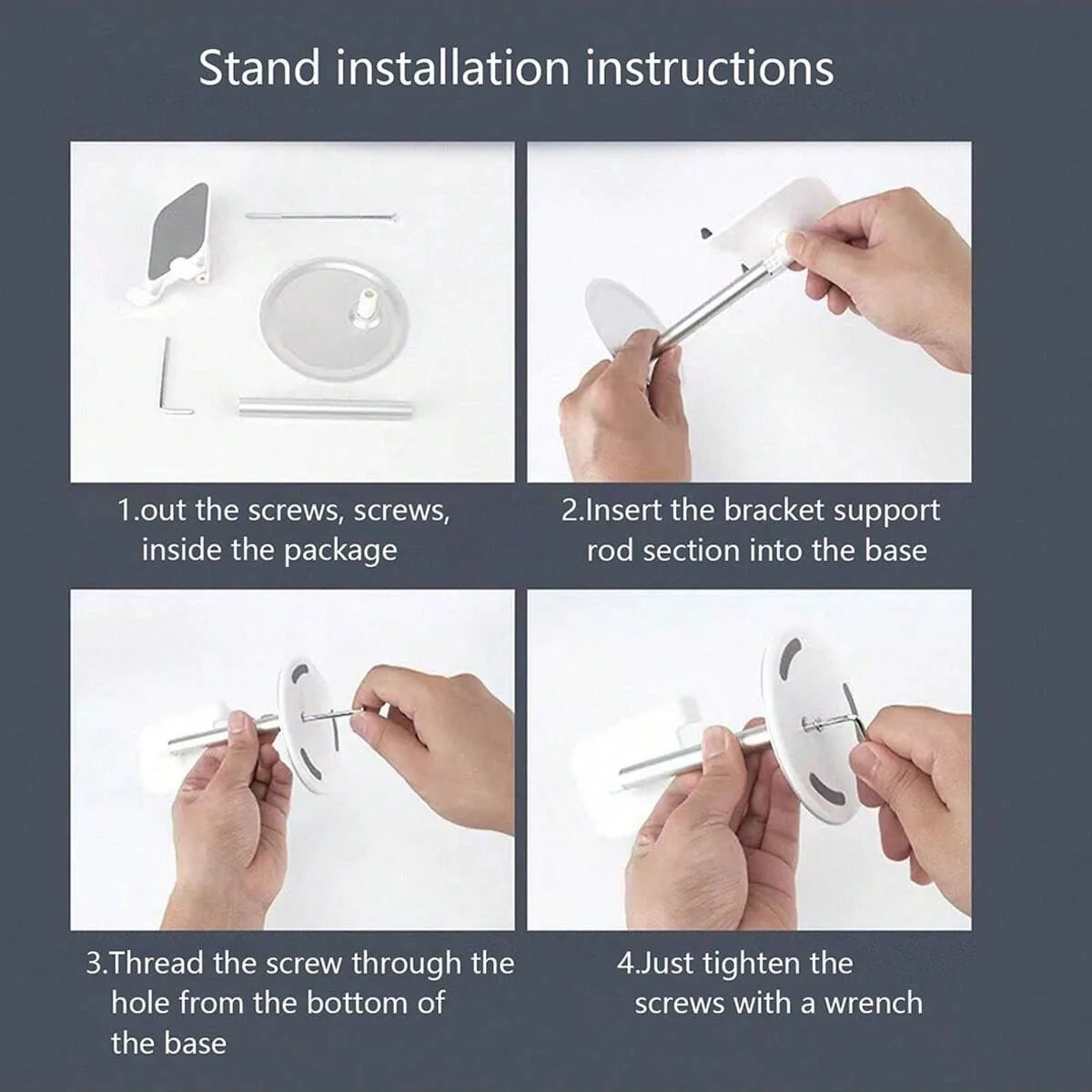 Soporte ajustable antideslizante para móvil y tableta de escritorio - imagen 4