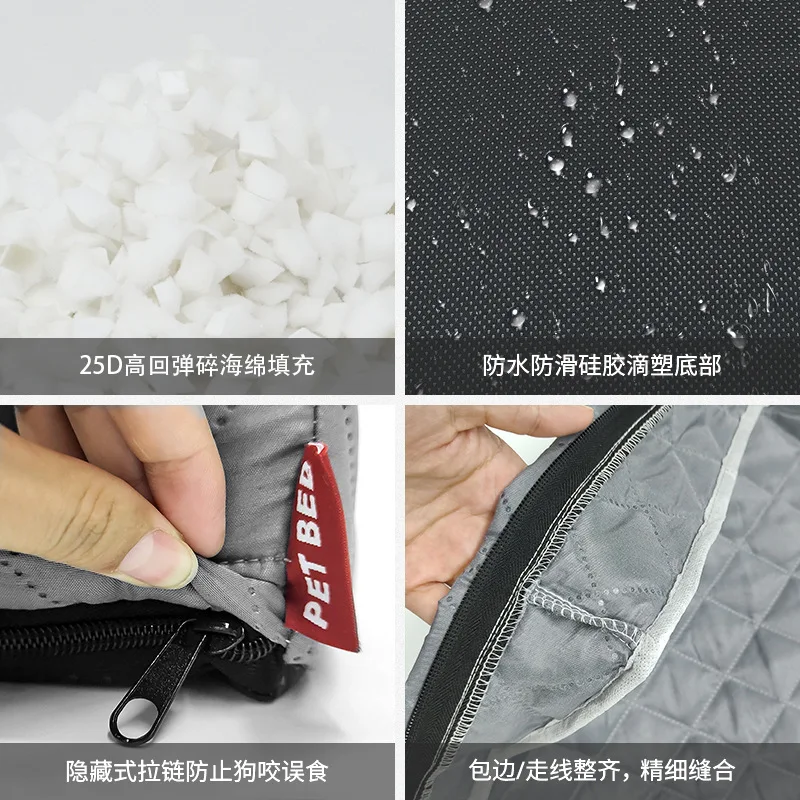 Cama de lujo para perros mini desmontable e impermeable y lavable - imagen 5