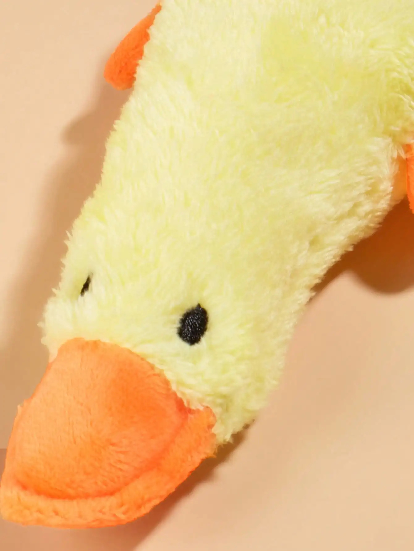 Pato amarillo pequeño estilo mascota perro juguete de peluche suministros para perros adecuados para todos los perros pequeños mascotas diversión duradera dientes para masticar - imagen 3