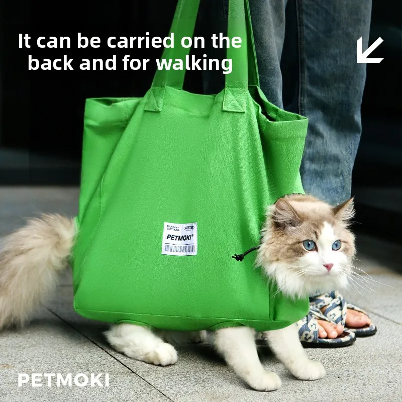 Bolsas para gatos, bolsa portátil de lona transpirable para gatos, mochila para perros y mascotas, bolsa para perros de gran capacidad, productos para mascotas de verano