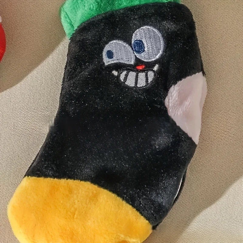 Juguete de peluche chirriante para perros, divertidos calcetines rellenos para perros pequeños y medianos, gatos, bonito juguete para masticar para mascotas, regalo de cumpleaños, juguetes rompecabezas ocultos - imagen 5