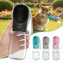 Botella portátil agua para perros pequeños y grandes sin fugas viaje
