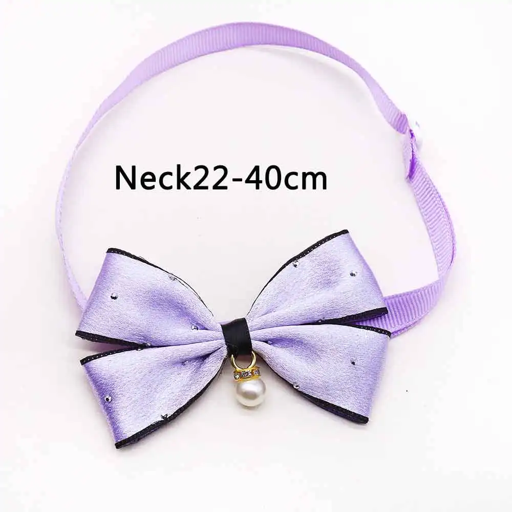 Collares con lazo de perlas para perros - Accesorios de moda - imagen 2