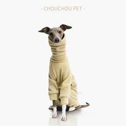 Pijama mono de lana para Galgo Italiano y Whippet – Ropa térmica