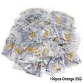 100pcs Orange 25G
