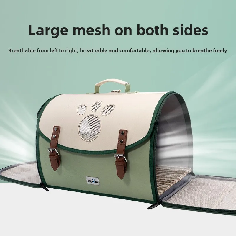 Refugio multifuncional para mascotas al aire libre, portátil, puede llevar dos hombros, mochila de viaje para mascotas de gran capacidad, accesorios para productos para mascotas - imagen 2