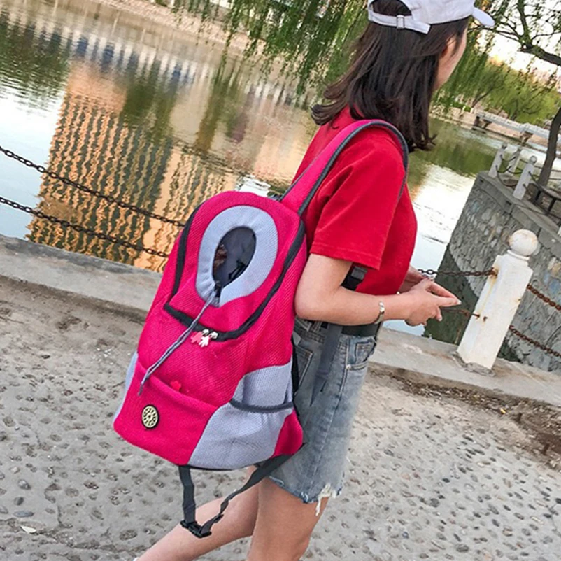 Mochila para perros pequeños y grandes, bolsa de transporte de doble hombro para gatos, mochila de viaje portátil para mascotas, suministros de transporte para mascotas - imagen 5