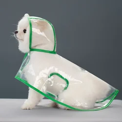 Chubasquero impermeable con capucha para perros pequeños y medianos